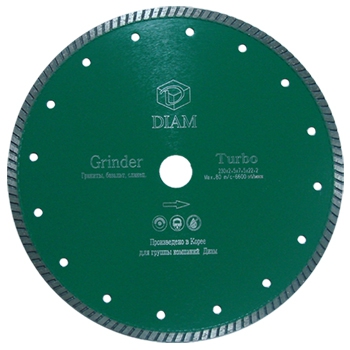 Диск турбо Grinder д.115*22,2 (2,0*7,5)мм | гранит/dry Diam