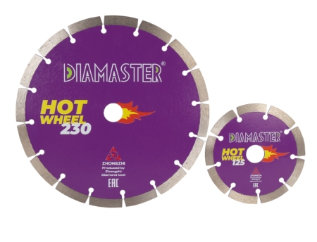 Диск сегментный DIAMASTER HOT WHEEL 125*22,2*10z универсал