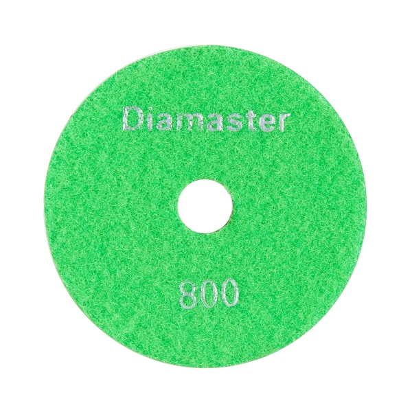 Алмазный гибкий шлифовальный круг (АГШК) DIAMASTER 100*2 №800 бетон зеленый 