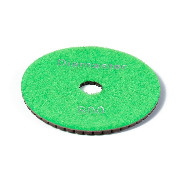Алмазный гибкий шлифовальный круг (АГШК) DIAMASTER 100*2 №800 бетон зеленый 