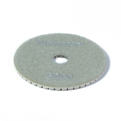 Алмазный гибкий шлифовальный круг (АГШК) DIAMASTER 100*2 №3000 бетон серый 