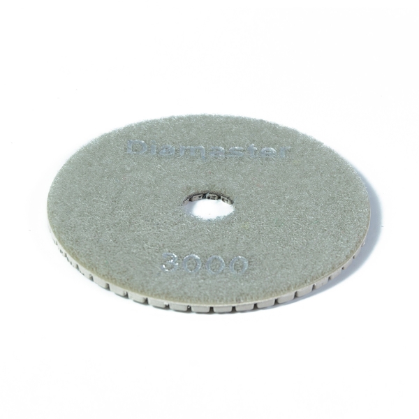 Алмазный гибкий шлифовальный круг (АГШК) DIAMASTER 100*2 №3000 бетон серый 