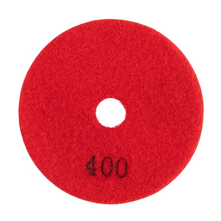 Алмазный гибкий шлифовальный круг (АГШК) DIAMASTER 100*2,2 №400 бетон красный