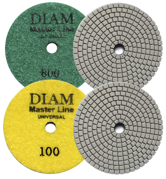 Алмазный гибкий шлифовальный круг (АГШК) Diam Master Line Universal 100*2,5 №400 гранит/мрамор