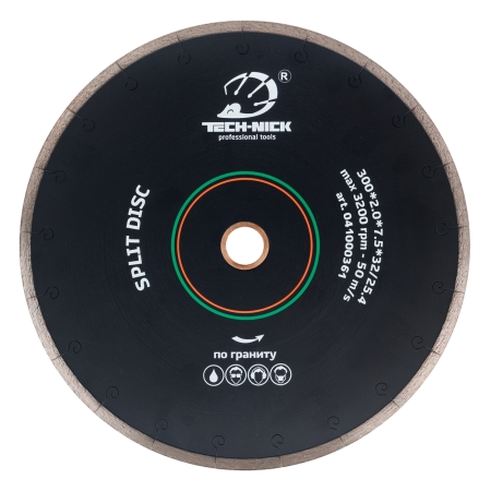 Диск корона TECH-NICK SPLIT DISC 300*32/25,4 гранит