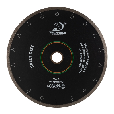 Диск корона TECH-NICK SPLIT DISC 250*32/25,4 гранит