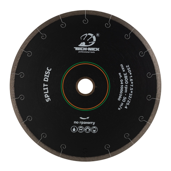 Диск корона TECH-NICK SPLIT DISC 250*32/25,4 гранит
