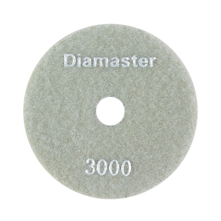Алмазный гибкий шлифовальный круг (АГШК) DIAMASTER 100*2 №3000 бетон серый 