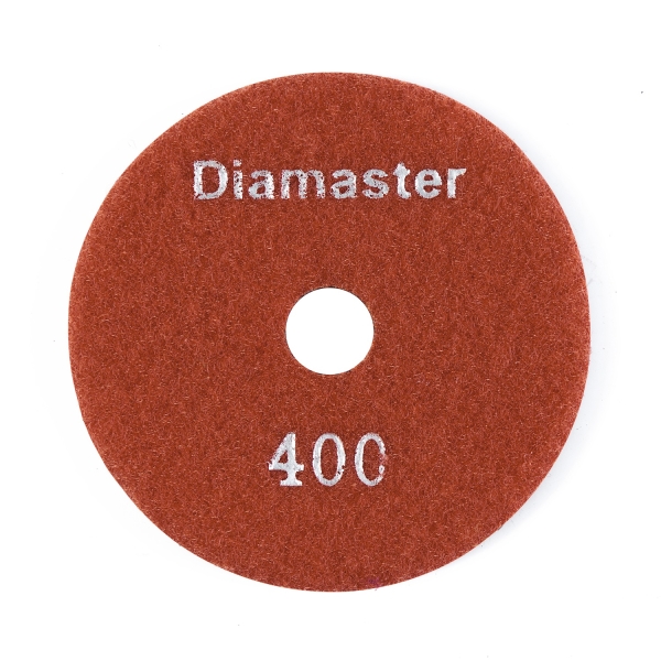 Алмазный гибкий шлифовальный круг (АГШК) DIAMASTER 100*2 №400 бетон красный 