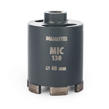 Алмазная коронка Diamaster MIC-130 по ж/бетону и кирпичу 68 мм (М16) dry Laser 