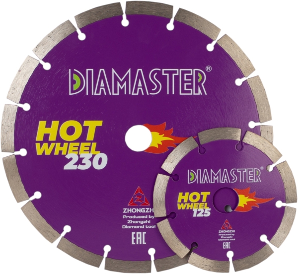 Диск сегментный DIAMASTER HOT WHEEL 230*22,2*16z универсал