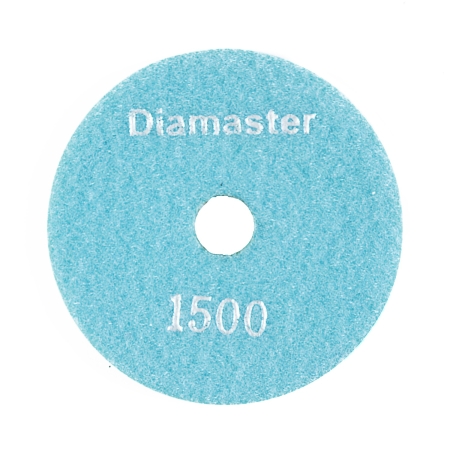 Алмазный гибкий шлифовальный круг (АГШК) DIAMASTER 100*2 №1500 бетон голубой 