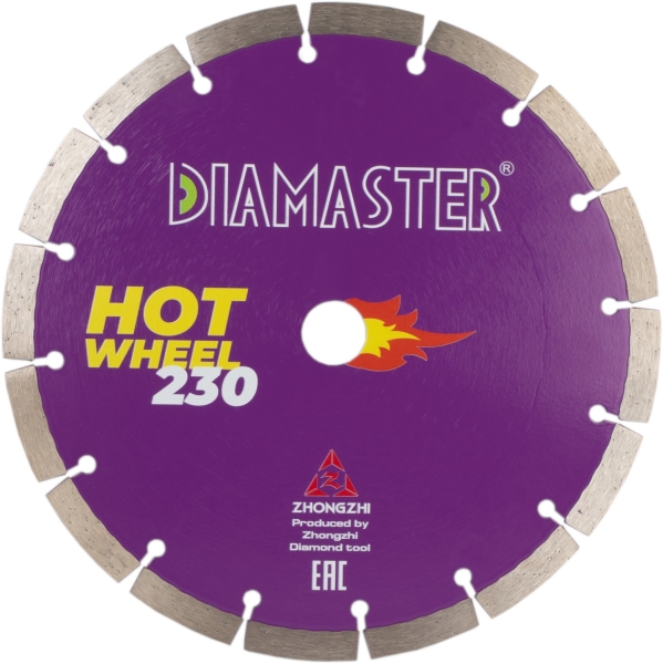 Диск сегментный DIAMASTER HOT WHEEL 230*22,2*16z универсал