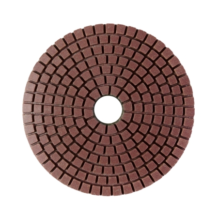 Алмазный гибкий шлифовальный круг (АГШК) DIAMASTER 100*2 №100 бетон желтый 