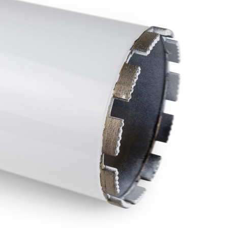 Алмазная коронка DIAMASTER WHITE diamond по ж/бетону 142*450*11z (1'1/4) wet