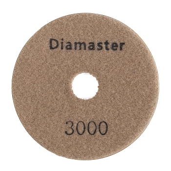 Алмазный гибкий шлифовальный круг (АГШК) DIAMASTER 100*2,2 №3000 бетон серый 