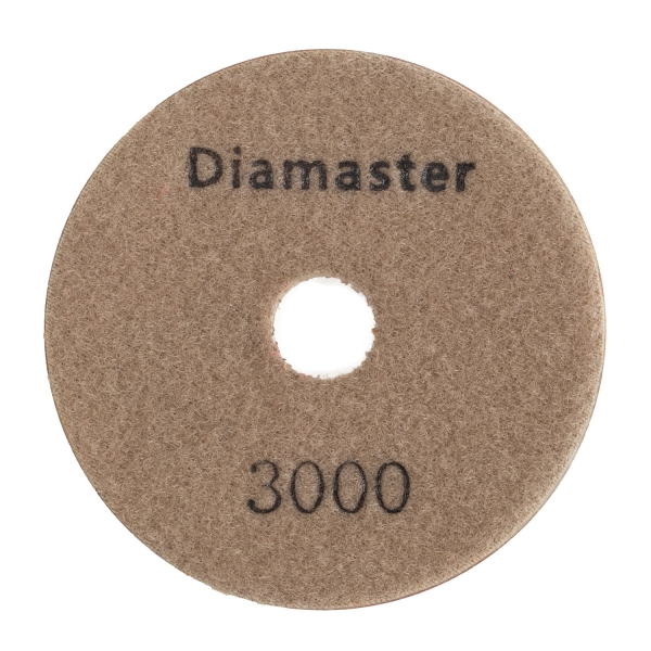 Алмазный гибкий шлифовальный круг (АГШК) DIAMASTER 100*2,2 №3000 бетон серый 
