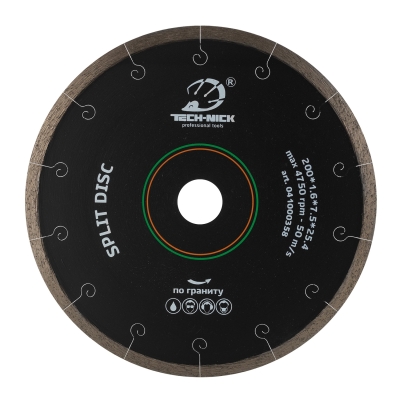 Диск корона TECH-NICK SPLIT DISC 200*25,4 гранит