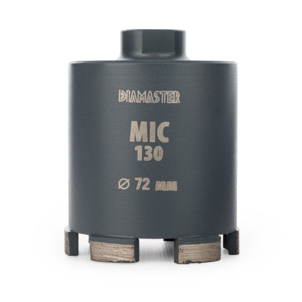 Алмазная коронка Diamaster MIC-130 по ж/бетону и кирпичу 72 мм (М16) dry Laser 