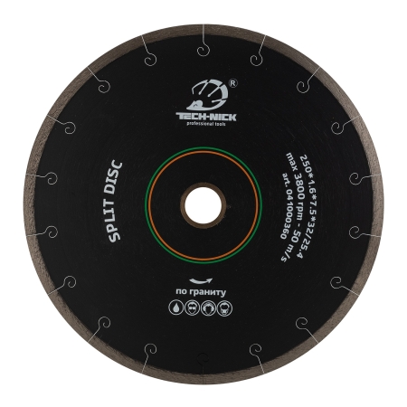 Диск корона TECH-NICK SPLIT DISC 250*32/25,4 гранит