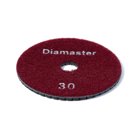 Алмазный гибкий шлифовальный круг (АГШК) DIAMASTER 100*2 №30 бетон коричневый
