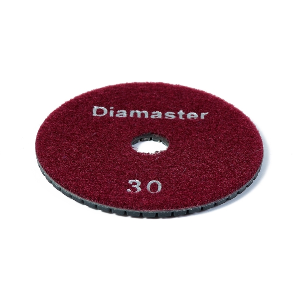 Алмазный гибкий шлифовальный круг (АГШК) DIAMASTER 100*2 №30 бетон коричневый