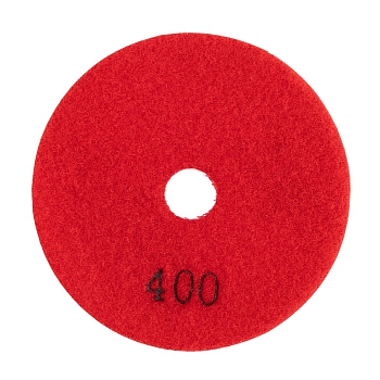 Алмазный гибкий шлифовальный круг (АГШК) DIAMASTER 100*2,2 №400 бетон красный