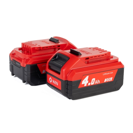Аккумуляторная углошлифовальная машинка KEN BL9125-40C (20V/4.0Ah) д.125/8500об./мин. 
