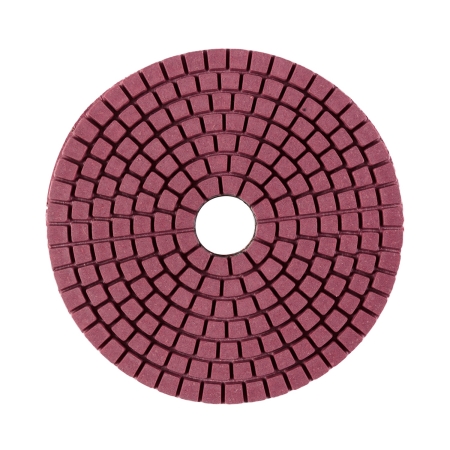 Алмазный гибкий шлифовальный круг (АГШК) DIAMASTER 100*2 №400 бетон красный 