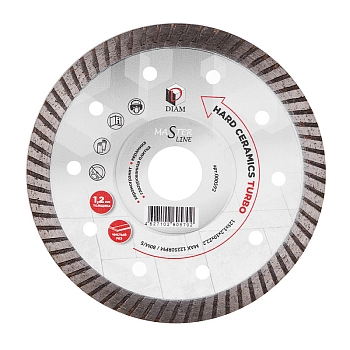 Диск турбо Diam Hard Ceramics Master Line 125*22,2*1,2 гранит