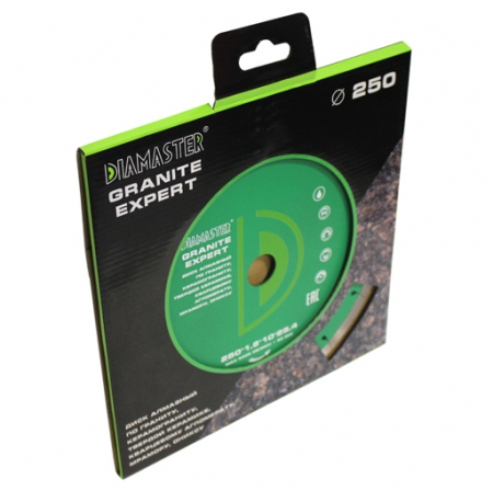 Диск отрезной корона DIAMASTER Expert 250*25,4 гранит