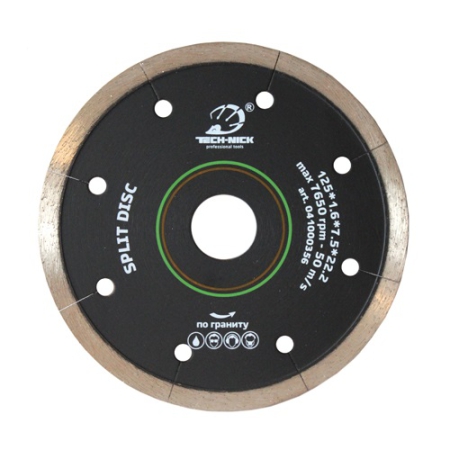 Диск корона TECH-NICK SPLIT DISC 125*22,2 гранит