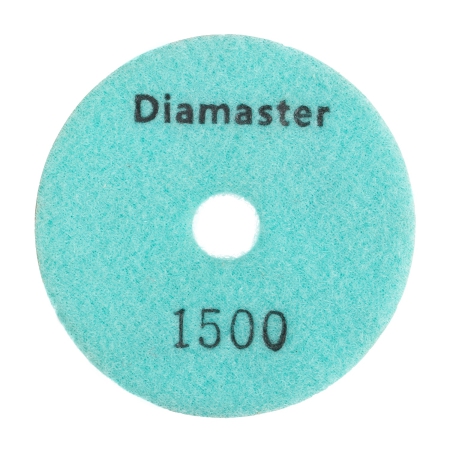Алмазный гибкий шлифовальный круг (АГШК) DIAMASTER 100*2,2 №1500 бетон голубой