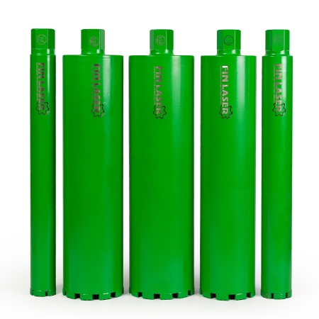 Алмазная коронка DIAMASTER FIN LASER по ж/бетону 52*3,5*450*5z (1 1/4) wet/dry 