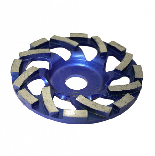 Алмазная шлифовальная чашка по бетону COBRA Premium д.125мм (22,2) |  бумеранг/спекание Diamaster