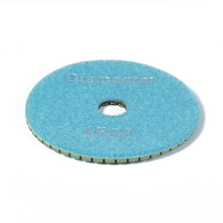 Алмазный гибкий шлифовальный круг (АГШК) DIAMASTER 100*2 №1500 бетон голубой 
