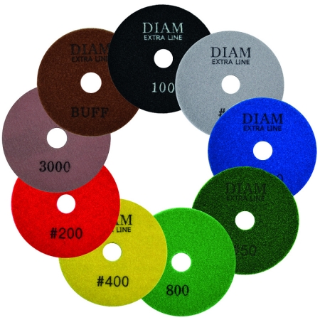 Алмазный гибкий шлифовальный круг (АГШК)  Diam Extra Line 100*2 №200 гранит/мрамор