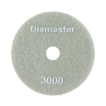Алмазный гибкий шлифовальный круг (АГШК) DIAMASTER 100*2 №3000 бетон серый 