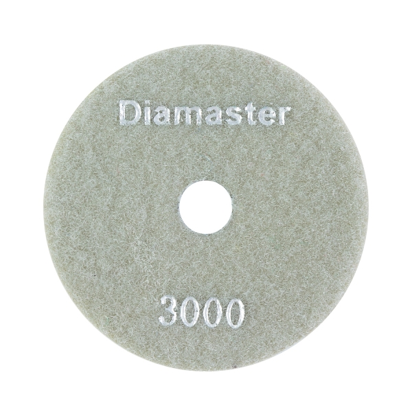 Алмазный гибкий шлифовальный круг (АГШК) DIAMASTER 100*2 №3000 бетон серый 
