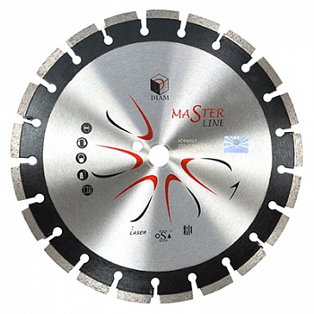 Диск сегментный DIAM Master Line 350*25,4*24z асфальт 