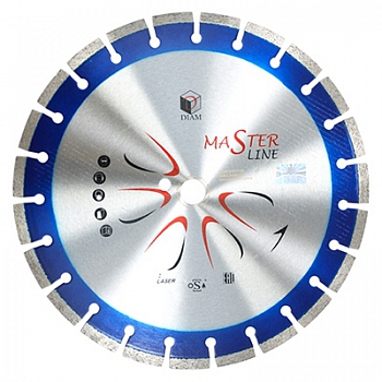 Диск сегментный DIAM Master Line 350*25,4*24z железобетон
